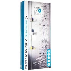 Étagère De Douche Télescopique - Five - Argent -France Coussin et housse de coussin Soldes Boutique 16373212 3