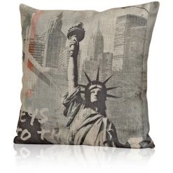 MUCOLA 45cm Housse De Coussin De Canapé America Freedom Stature Designer Coussin Déco