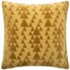 Atmosphera - Coussin Déhoussable En Velours Ocre Avec Zip 40 X 40 Cm - Ocre