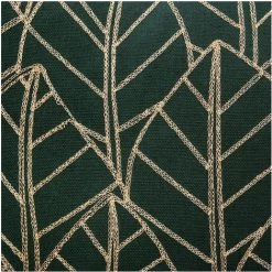 Atmosphera - Coussin Déhoussable Vert Cèdre Brodé Or 40 X 40 Cm - Vert Cèdre -France Coussin et housse de coussin Soldes Boutique 16593198 4