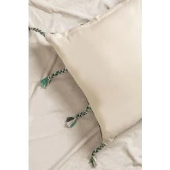 Housse De Coussin Carrée En Coton (50x50 Cm) Seah SKLUM Coton - A -France Coussin et housse de coussin Soldes Boutique 17030263 5