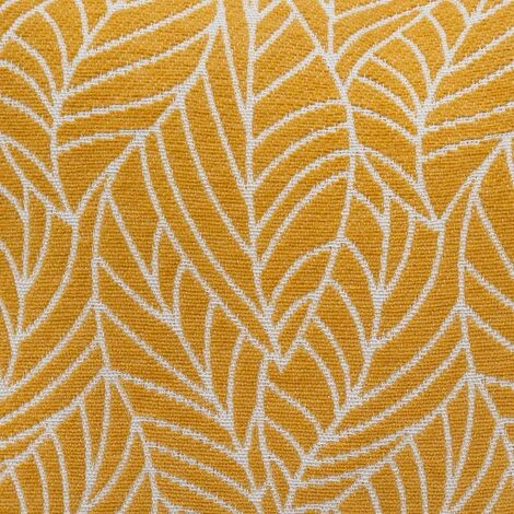 ATMOSPHERA, CRÉATEUR D'INTÉRIEUR Housse De Coussin 40x40 Feuille Ocre - Jaune 4 ATMOSPHERA, CRÉATEUR D'INTÉRIEUR Housse De Coussin 40x40 Feuille Ocre - Jaune – Image 4