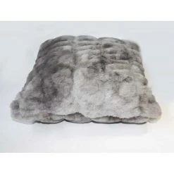 MEUBLETMOI Coussin Gris - Calinou - Gris 5 MEUBLETMOI Coussin Gris - Calinou - Gris -France Coussin et housse de coussin Soldes Boutique 17678899 3