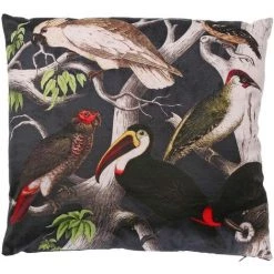 VERSA Coussin Imprimé Oiseaux 45 Cm Multicolore - Multicolore