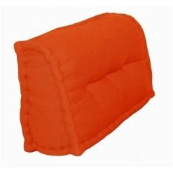 AUTRES Dossier Cale-Reins 100% Coton 60x22/11xH45 Cm Orange
