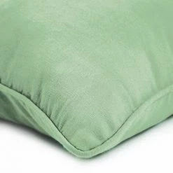 THEDECOFACTORY COTTON LOOK - <p>Coussin En Polycoton Vert Clair 40x40 - Vert Clair -France Coussin et housse de coussin Soldes Boutique 18165224 3