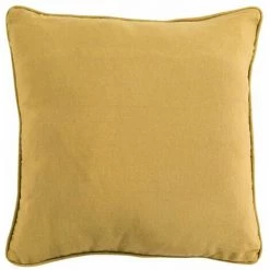 THEDECOFACTORY COTTON LOOK - <p>Coussin En Polycoton Jaune 40x40 - Jaune