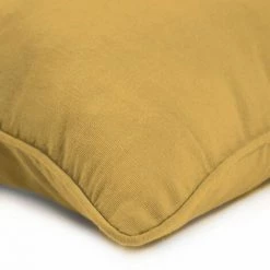 THEDECOFACTORY COTTON LOOK - <p>Coussin En Polycoton Jaune 40x40 - Jaune -France Coussin et housse de coussin Soldes Boutique 18165230 3