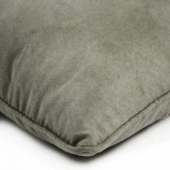 THEDECOFACTORY SUEDEN - <p>Coussin En Suédine Taupe 40x40 - Taupe -France Coussin et housse de coussin Soldes Boutique 18165237 3