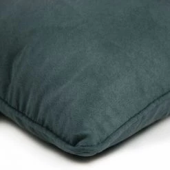 THEDECOFACTORY SUEDEN - <p>Coussin En Suédine Gris Carbone 40x40 - Gris Foncé -France Coussin et housse de coussin Soldes Boutique 18165239 3