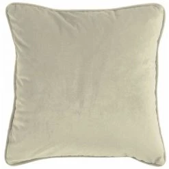 THEDECOFACTORY VELOURS - <p>Coussin En Velours Beige Clair 40x40 - Beige Clair
