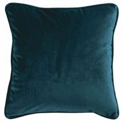THEDECOFACTORY VELOURS - <p>Coussin En Velours Bleu Intense 40x40 - Bleu Foncé