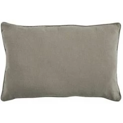 THEDECOFACTORY COTTON LOOK - <p>Coussin En Polycoton Taupe 60x40 - Taupe