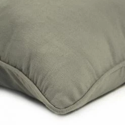 THEDECOFACTORY COTTON LOOK - <p>Coussin En Polycoton Taupe 60x40 - Taupe -France Coussin et housse de coussin Soldes Boutique 18165253 3