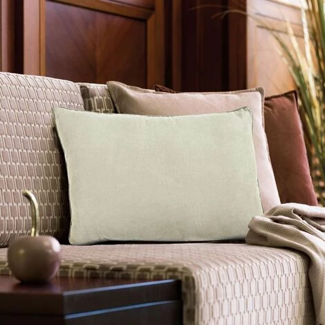 THEDECOFACTORY SUEDEN - <p>Coussin En Suédine Beige Clair 60x40 - Beige Clair 2 THEDECOFACTORY SUEDEN - <p>Coussin En Suédine Beige Clair 60x40 - Beige Clair – Image 2