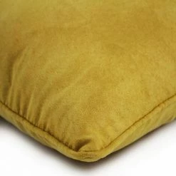 THEDECOFACTORY SUEDEN - <p>Coussin En Suédine Jaune 60x40 - Jaune -France Coussin et housse de coussin Soldes Boutique 18165267 3