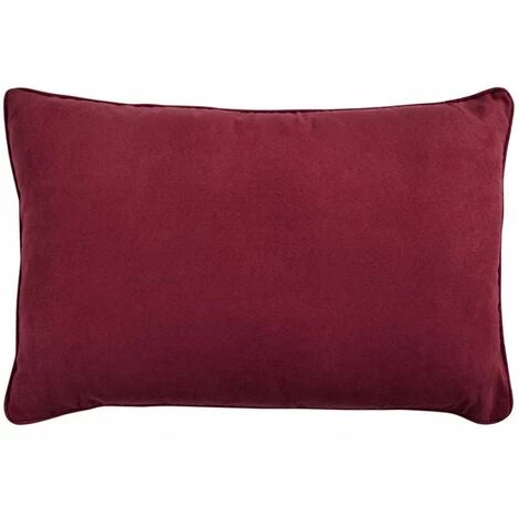 THEDECOFACTORY SUEDEN - <p>Coussin En Suédine Rouge Bourgogne 60x40 - Rouge Bourgogne 1 THEDECOFACTORY SUEDEN - <p>Coussin En Suédine Rouge Bourgogne 60x40 - Rouge Bourgogne