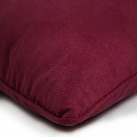 THEDECOFACTORY SUEDEN - <p>Coussin En Suédine Rouge Bourgogne 60x40 - Rouge Bourgogne 3 THEDECOFACTORY SUEDEN - <p>Coussin En Suédine Rouge Bourgogne 60x40 - Rouge Bourgogne – Image 3