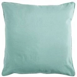 THEDECOFACTORY COTTON LOOK - <p>Coussin De Sol En Polycoton Bleu Clair 70x70 - Bleu Clair