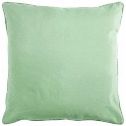 THEDECOFACTORY COTTON LOOK - <p>Coussin De Sol En Polycoton Vert Clair 70x70 - Vert Clair