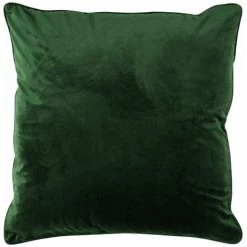 THEDECOFACTORY VELOURS - <p>Coussin En Velours Vert Foncé 70x70 - Vert Foncé