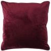 THEDECOFACTORY VELOURS - <p>Coussin En Velours Rouge Bourgogne 70x70 - Rouge Bourgogne