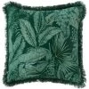 ATMOSPHERA, CRÉATEUR D'INTÉRIEUR Housse De Coussin Brodée 40x40 Jungle - Vert