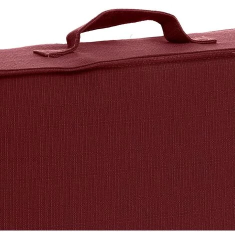 ATMOSPHERA, CRÉATEUR D'INTÉRIEUR Coussin De Sol 40x40 Cm Déperlant Bordeaux - Violet 3 ATMOSPHERA, CRÉATEUR D'INTÉRIEUR Coussin De Sol 40x40 Cm Déperlant Bordeaux - Violet – Image 3