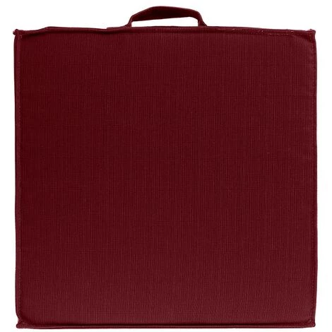 ATMOSPHERA, CRÉATEUR D'INTÉRIEUR Coussin De Sol 40x40 Cm Déperlant Bordeaux - Violet 4 ATMOSPHERA, CRÉATEUR D'INTÉRIEUR Coussin De Sol 40x40 Cm Déperlant Bordeaux - Violet – Image 4