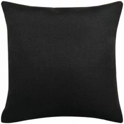 DéCOSHOP26 Lot De 4 Housses De Coussin Taies D'oreiller Aspect De Lin Noir 50 X 50 Cm - Noir 5 DéCOSHOP26 Lot De 4 Housses De Coussin Taies D'oreiller Aspect De Lin Noir 50 X 50 Cm - Noir -France Coussin et housse de coussin Soldes Boutique 18392902 3
