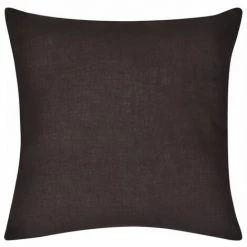 DéCOSHOP26 Lot De 4 Housses De Coussin Taies D'oreiller En Coton Marron 40 X 40 Cm - Marron 5 DéCOSHOP26 Lot De 4 Housses De Coussin Taies D'oreiller En Coton Marron 40 X 40 Cm - Marron -France Coussin et housse de coussin Soldes Boutique 18392905 3