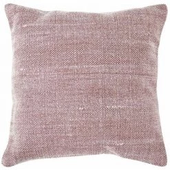 THEDECOFACTORY VINTAGE USED - <p>Coussin Effet Délavé Rose Poudré 70x70 - Rose Poudré