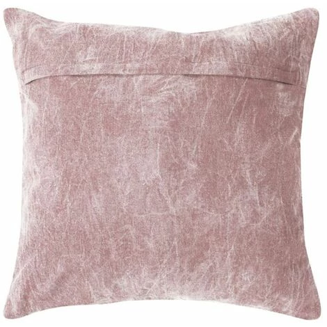 THEDECOFACTORY VINTAGE USED - <p>Coussin Effet Délavé Rose Poudré 70x70 - Rose Poudré 5 THEDECOFACTORY VINTAGE USED - <p>Coussin Effet Délavé Rose Poudré 70x70 - Rose Poudré – Image 5