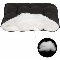 DETEX 6x Coussins De Chaise Fibres Creuses Surpiqûres Intérieur Extérieur Aux Choix Crème -France Coussin et housse de coussin Soldes Boutique 18475108 3