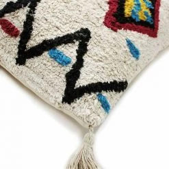 THEDECOFACTORY BERBERE COLOR - <p>Coussin 100 % Coton Esprit Berbère Blanc 30x50 - Blanc -France Coussin et housse de coussin Soldes Boutique 19175625 3