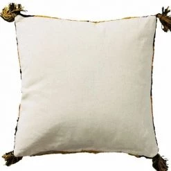 THEDECOFACTORY BERBERE COLOR - <p>Coussin 100 % Coton Esprit Berbère Jaune 45x45 - Jaune -France Coussin et housse de coussin Soldes Boutique 19175627 5