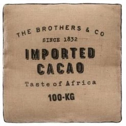 ATMOSPHERA Coussin De Sol En Jute - 40 X 40 Cm - Marron