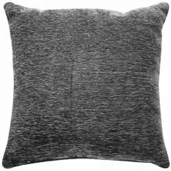 THEDECOFACTORY INTENSE - <p>Coussin Texturé Vintage Noir Cendré 90x90 - Noir Cendré