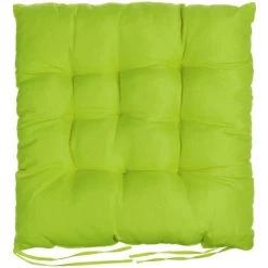 AUGIENB Coussin De Chaise Doux Carré Vert