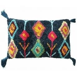 AUTRES Coussin Berbere Color - 30 X 50 Cm - Bleu