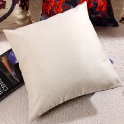 ASUPERMALL 18 * 18 Pouces / 45 * 45Cm Coussin Polyester Chat De Bande Dessinee Couverture Decorative Canape Voiture Taille Carree Taie Taie Accueil Bay Window Decor De Chevet, Style A -France Coussin et housse de coussin Soldes Boutique 23395733 4