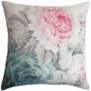 RIDEAUDISCOUNT Housse De Coussin 45 X 45 Cm Déhoussable Imprimé Motif Floral Multicolore - Multicolore
