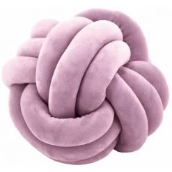 AUBRY GASPARD Coussin En Velours Noeud 25 Cm Vieux Rose - Vieux Rose