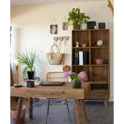 AUBRY GASPARD Coussin En Velours Noeud 25 Cm Vieux Rose - Vieux Rose -France Coussin et housse de coussin Soldes Boutique 23521161 4