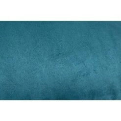 RIDEAUDISCOUNT Housse De Coussin 45 X 45 Cm Déhoussable Effet Alcantara Uni Bleue - Bleu -France Coussin et housse de coussin Soldes Boutique 23544862 4