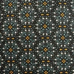 ATMOSPHERA, CRÉATEUR D'INTÉRIEUR Housse De Coussin Rosace Pompons 40x40 Cm - Bleu -France Coussin et housse de coussin Soldes Boutique 23545370 4