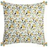ATMOSPHERA, CRÉATEUR D'INTÉRIEUR Housse De Coussin Razzo 3 Pompons 40x40 Cm - Jaune