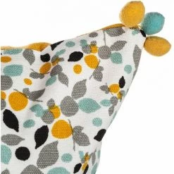 ATMOSPHERA, CRÉATEUR D'INTÉRIEUR Housse De Coussin Razzo 3 Pompons 40x40 Cm - Jaune 7 ATMOSPHERA, CRÉATEUR D'INTÉRIEUR Housse De Coussin Razzo 3 Pompons 40x40 Cm - Jaune -France Coussin et housse de coussin Soldes Boutique 23568276 3