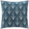ATMOSPHERA, CRÉATEUR D'INTÉRIEUR Housse De Coussin Chenille Géométrique Bleu 40x40 Cm - Bleu