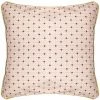 ATMOSPHERA, CRÉATEUR D'INTÉRIEUR Housse De Coussin Mosaïque Brodée 40x40 Cm - Rose